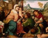 Bonifazio Veronese Bonifazio de Pitati Adoration of the Shepherd - Hermitage